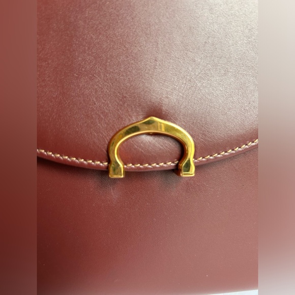 Cartier Vintage Bordeaux Top Handle Bag Les Must De Cartier - Picture 3 of 16